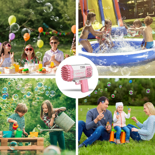 Pistolet à Bulles Électrique pour Enfant