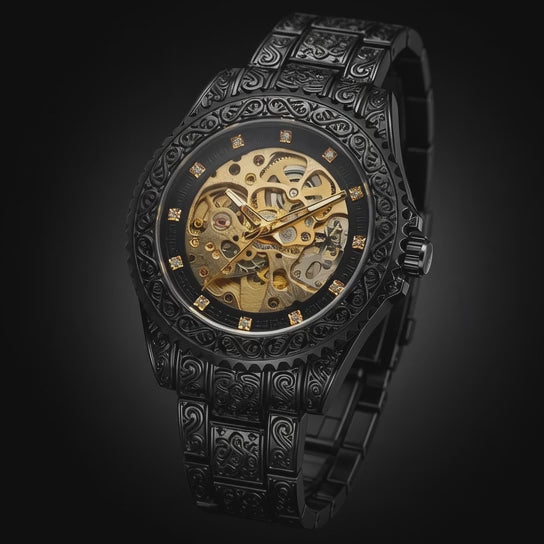 Montre Squelette Forsining FSG8213 Noir - Royal Vintage