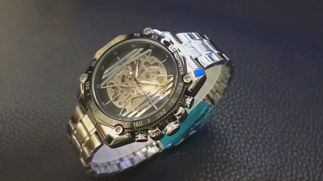 Montre Squelette Forsining GMT997 - Acier Sport