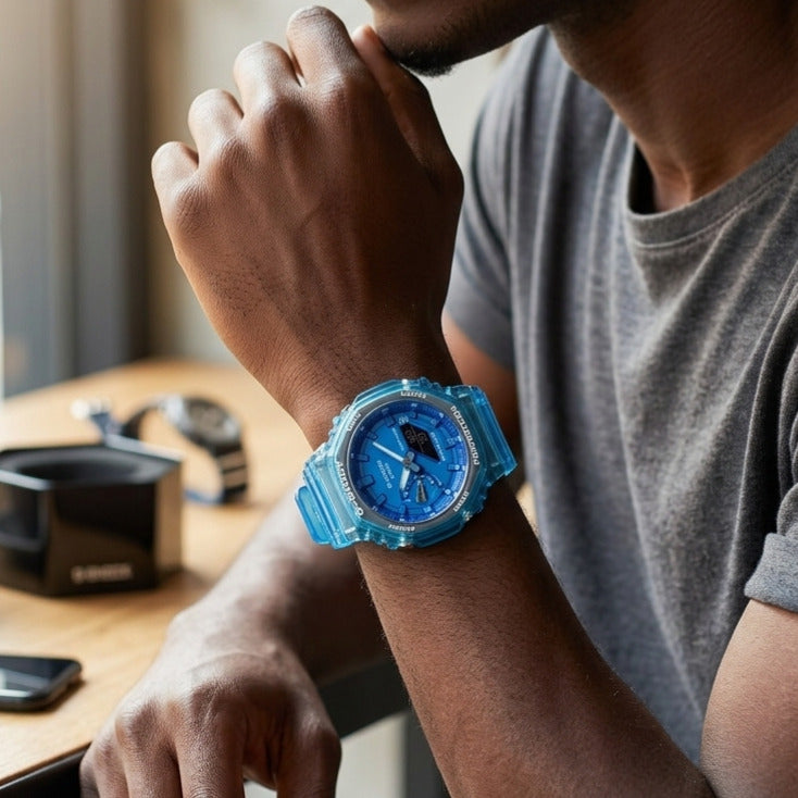 Montre G-SHOCK au poignet 
