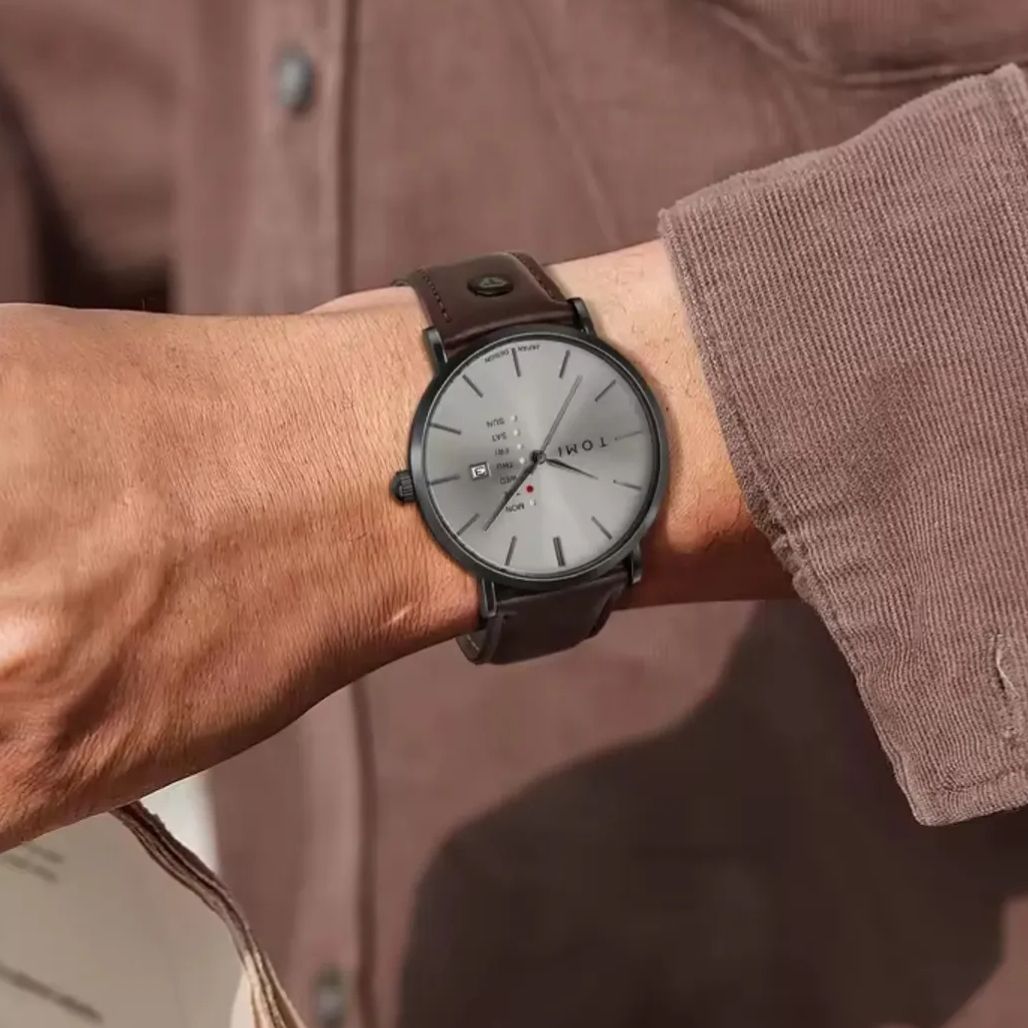 Montre TOMI T-019 Maverick en cuir – Homme