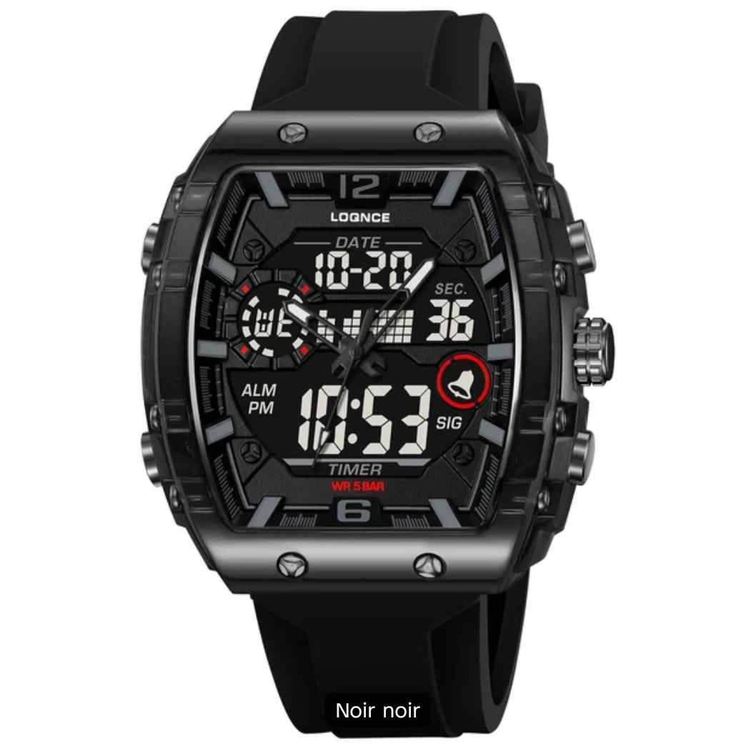 Montre de Sport LOQNCE 98003 - Digitale & Analogique pour homme – vue 2