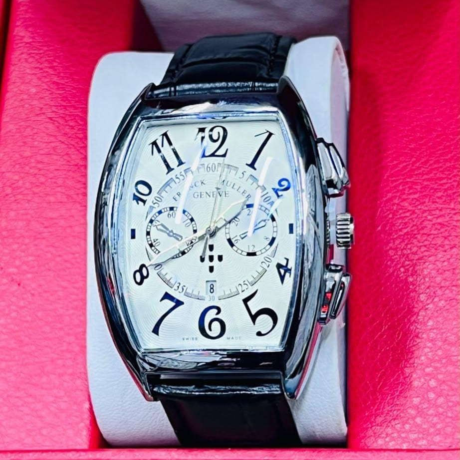 Montre à Quartz Curvex Cuir Marron
