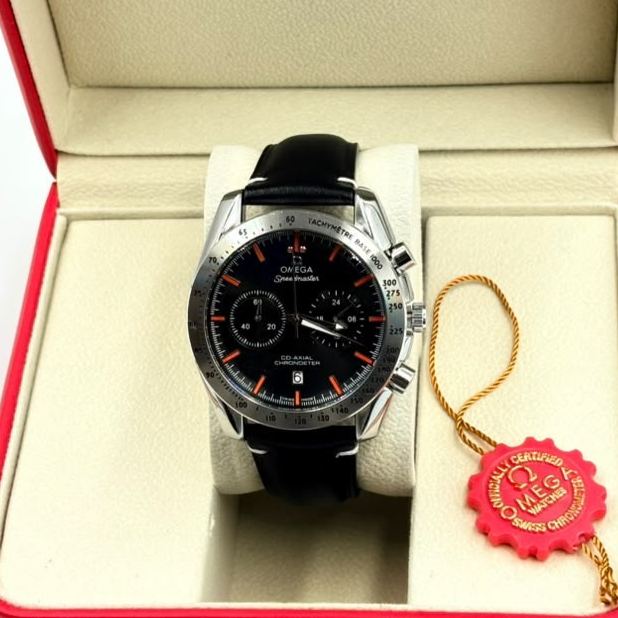 Montre homme style chronographe, cadran à deux compteurs et date – photo 4