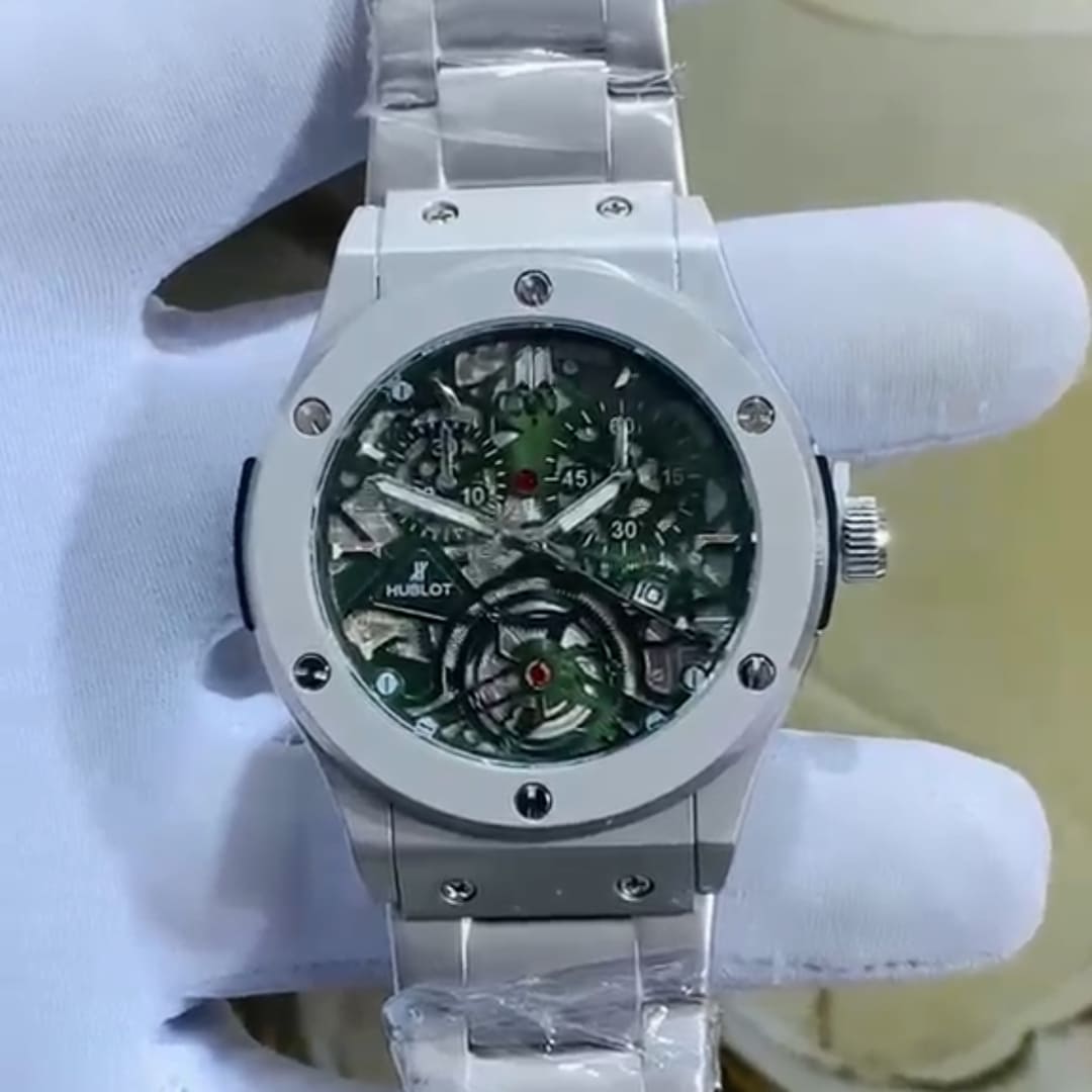 Montre à quartz hublot, prend pile