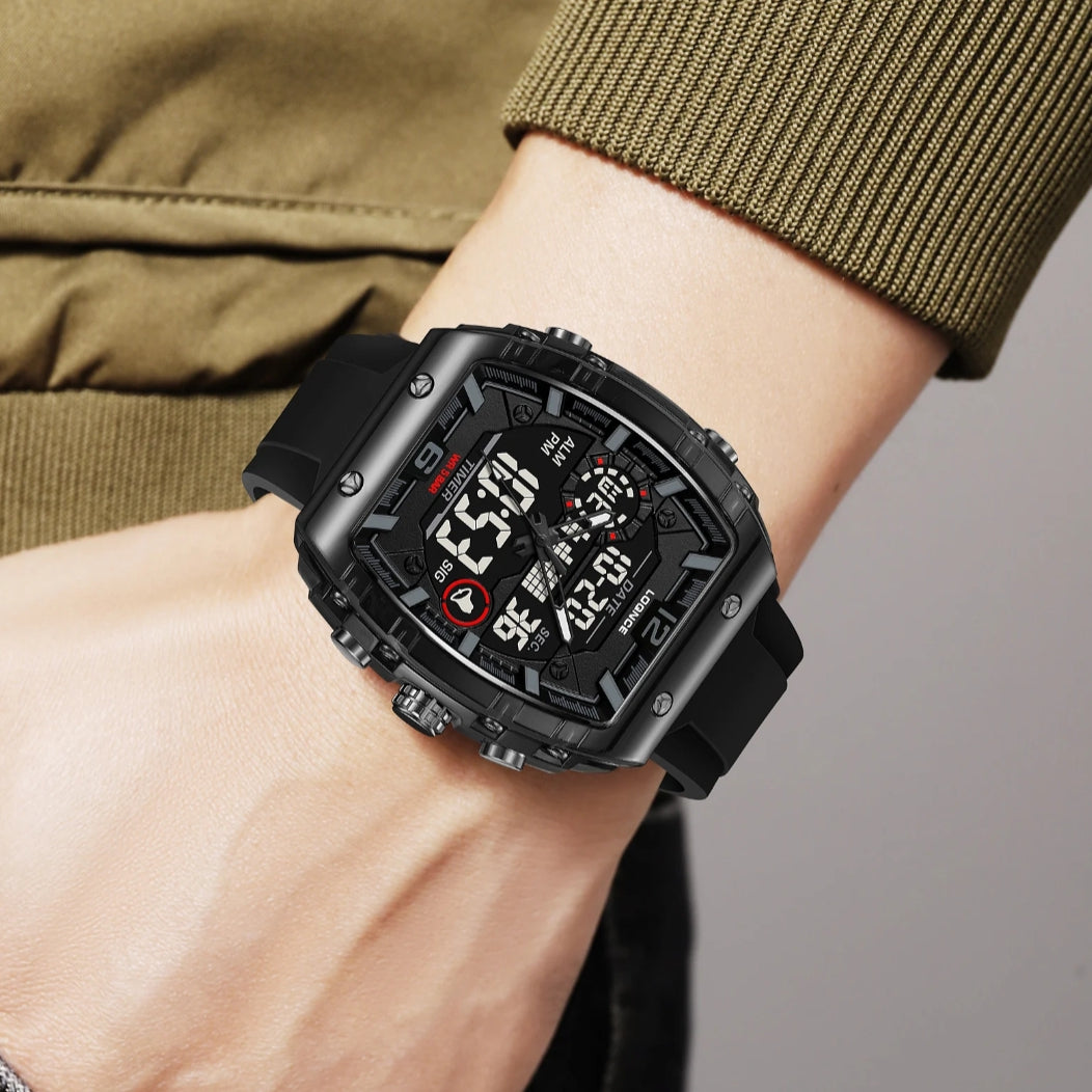 Montre de Sport LOQNCE 98003 - Digitale & Analogique pour homme