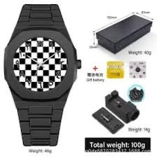 Montre homme à chiffres arabes avec outil de réglage du bracelet – photo 3