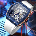 Montre Curren 8442 à cadran bleu, vue générale du produit